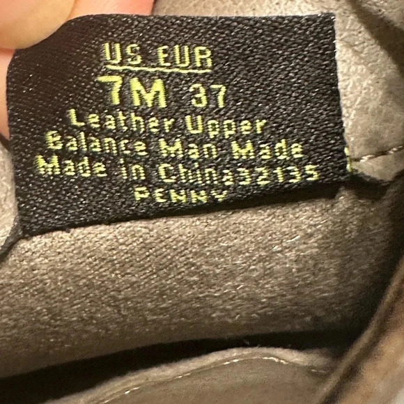 Sam Edelman Penny Genuine Leather  Riding Boots. Size 7M Gray - Picture 9 of 9